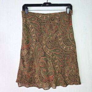 Ralph Ralph Lauren Paisley print knee length skirt